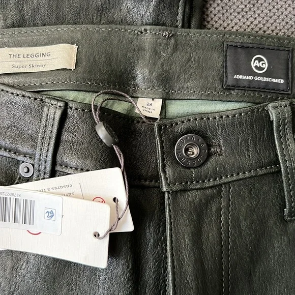 NWT genuine 100% leather pants